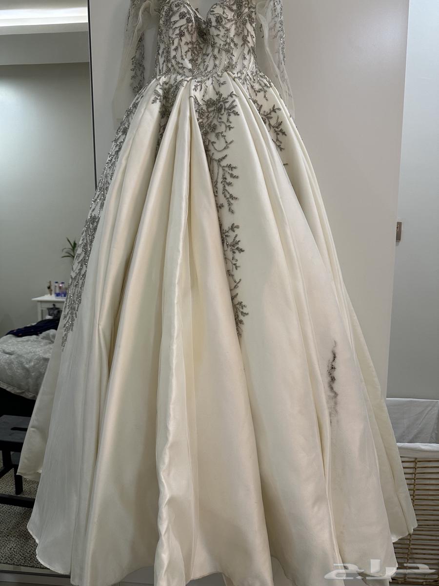 فستان زفاف عروس ابيض63699622693891111
