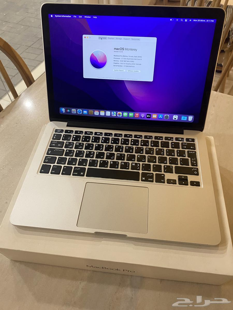 ماك بوك برو macbook pro 201563703767390593110