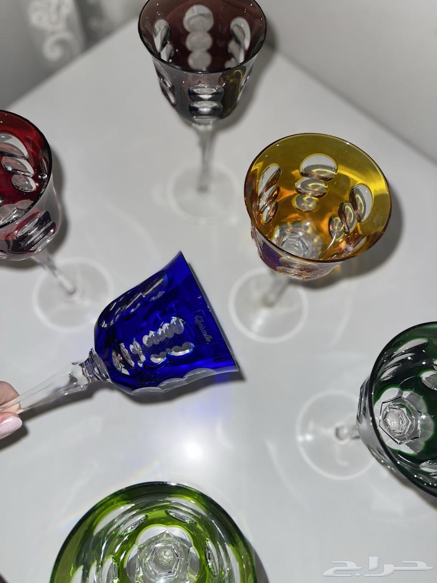 طقم كامل من ماركه christofle Cristal بحاله ممتازه63701222833538110