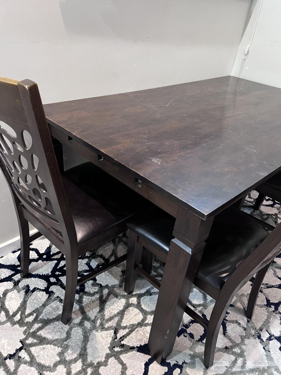 طاولة طعام لونه بني 6 كراسي63703502279681112
