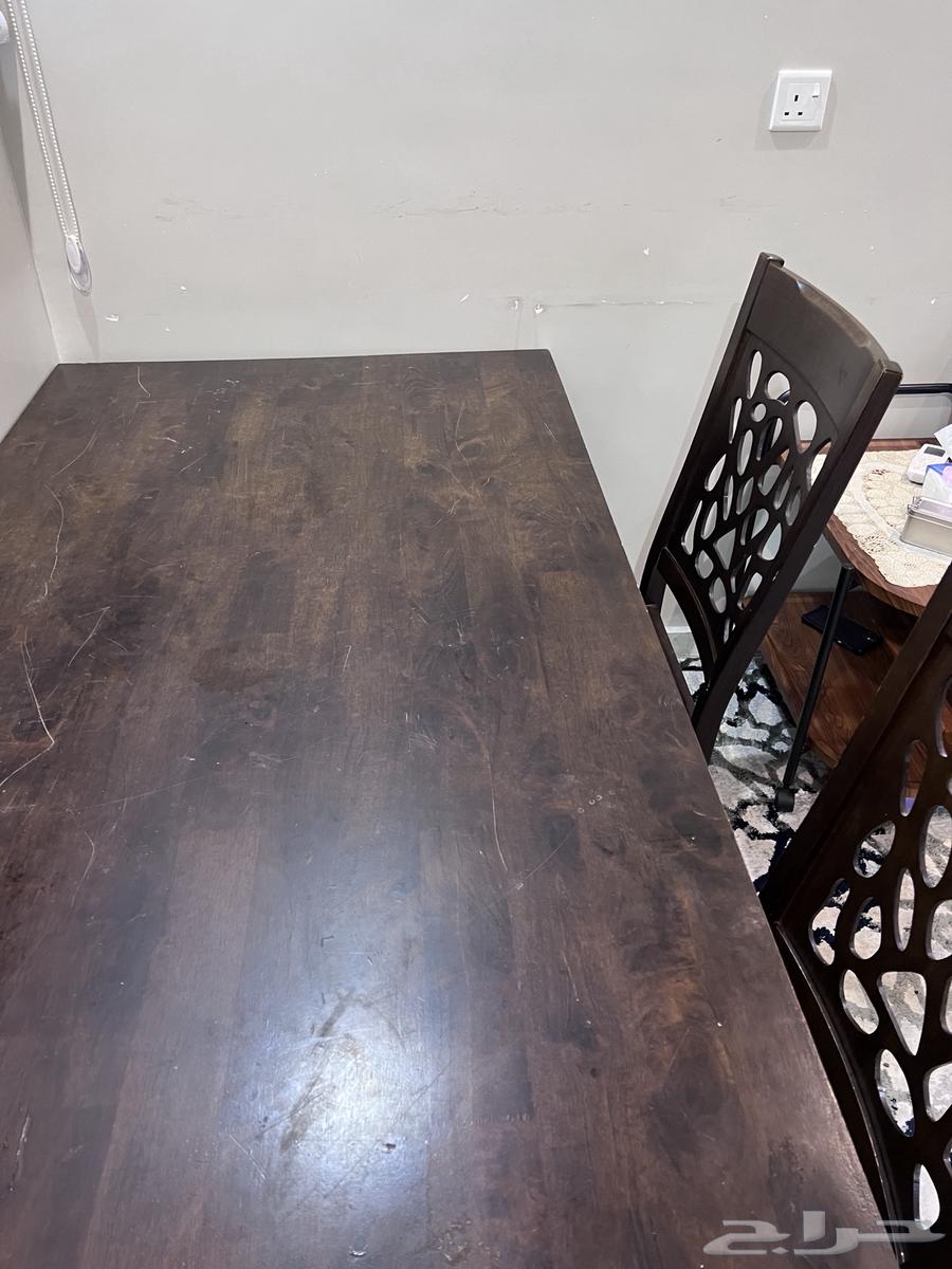 طاولة طعام لونه بني 6 كراسي63703502279681114