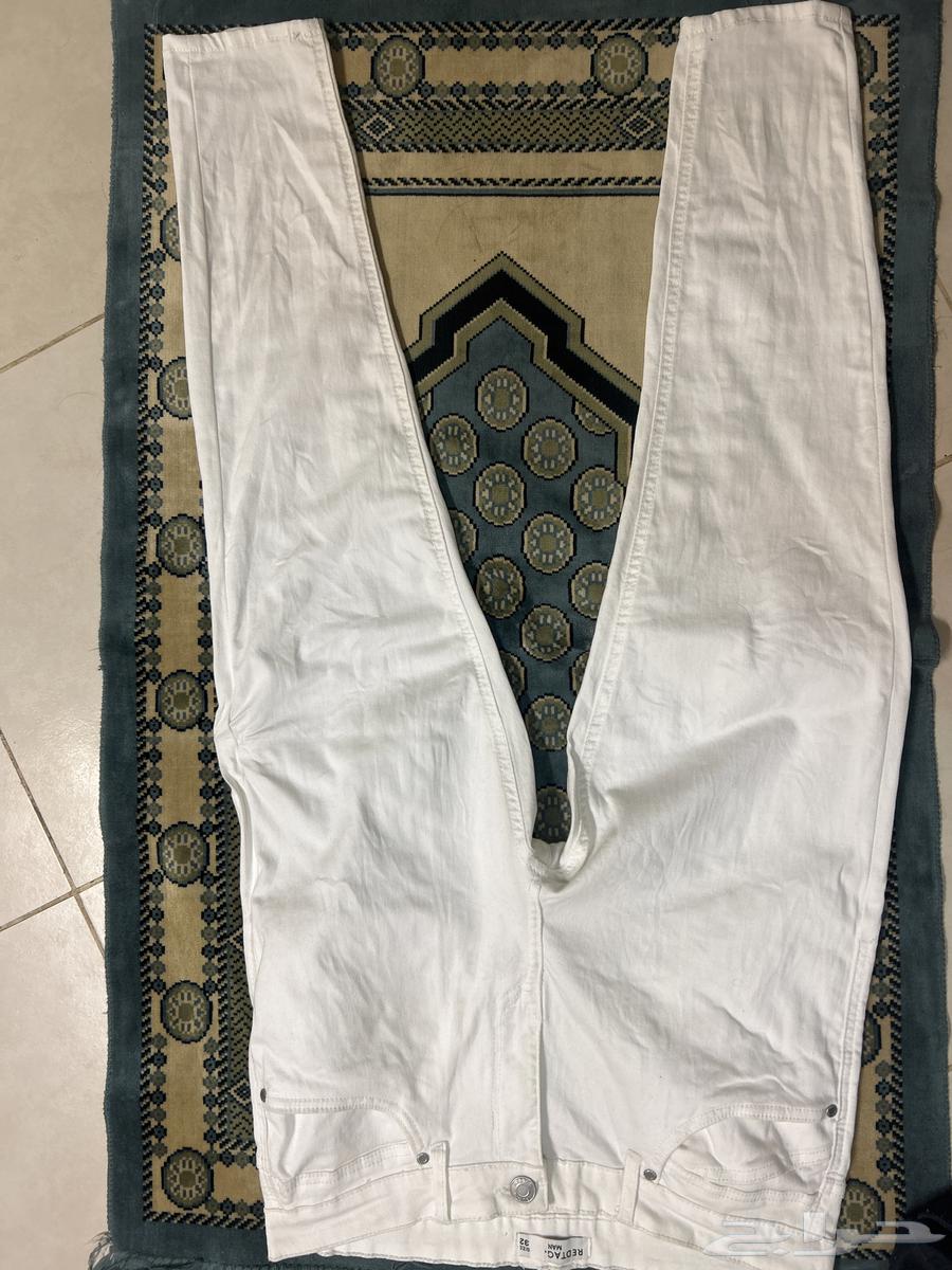 جينز أبيض رجالي من ردتاغ مقاس 3263699532261506111