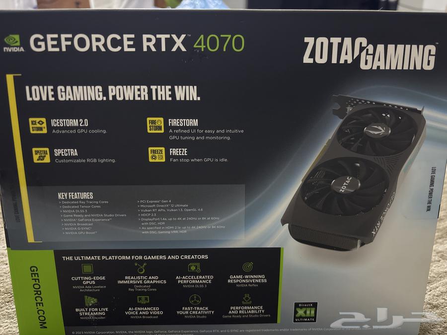 RTX 4070 12G Graphics Card63705650470402111