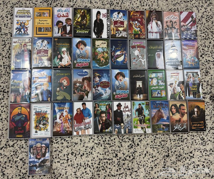 أشرطة فيديو (VHS) أفلام عرببة مصرية وكرتون63699626920450110