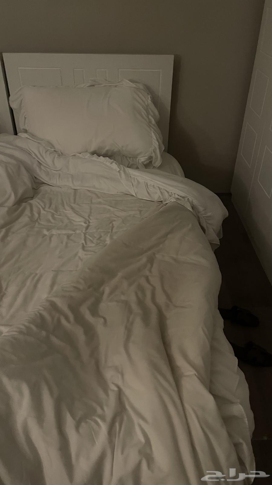 سريرين نفر ابيض خشب63707763095682111