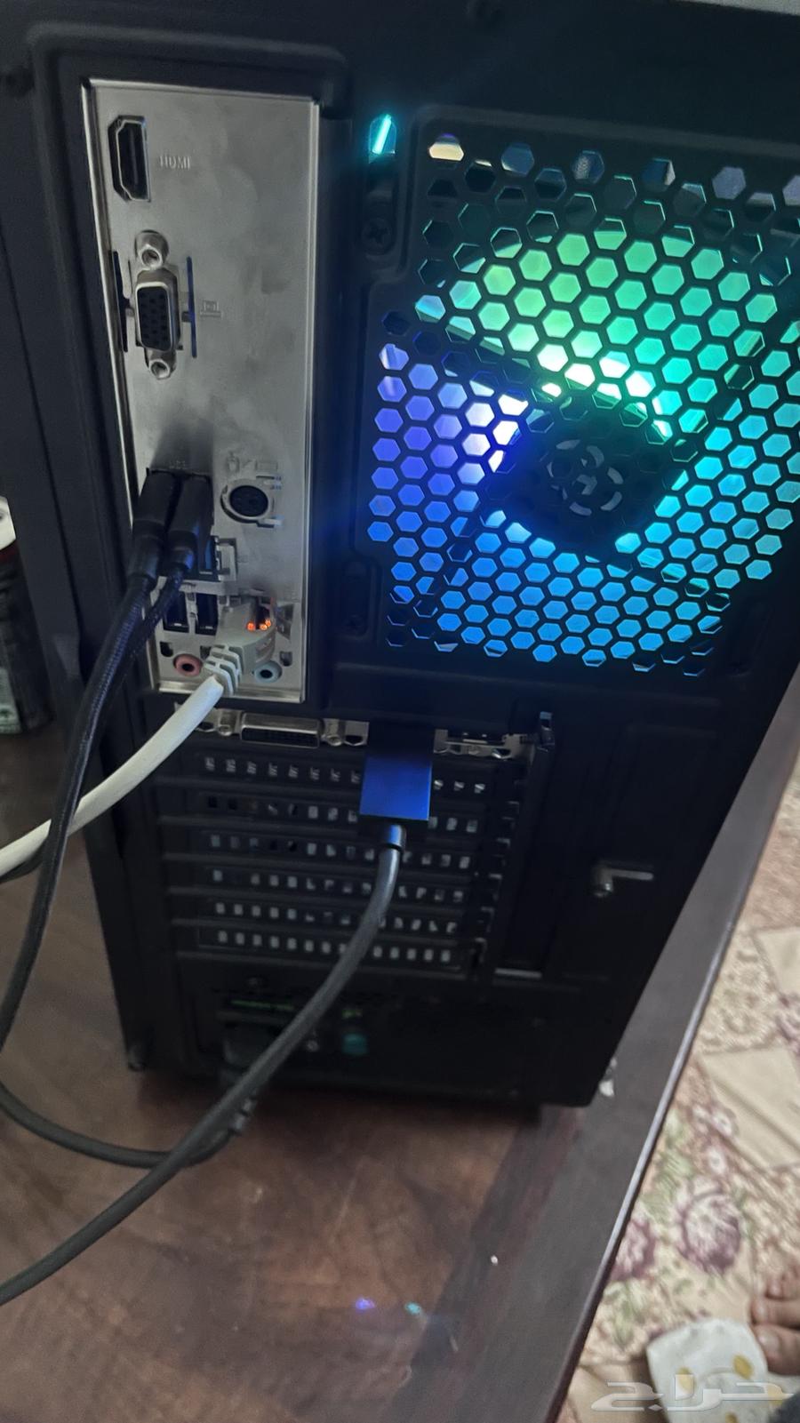 بيسي مع شاشة قيمنق وكيبورد وماوس للبيع63708665348226112