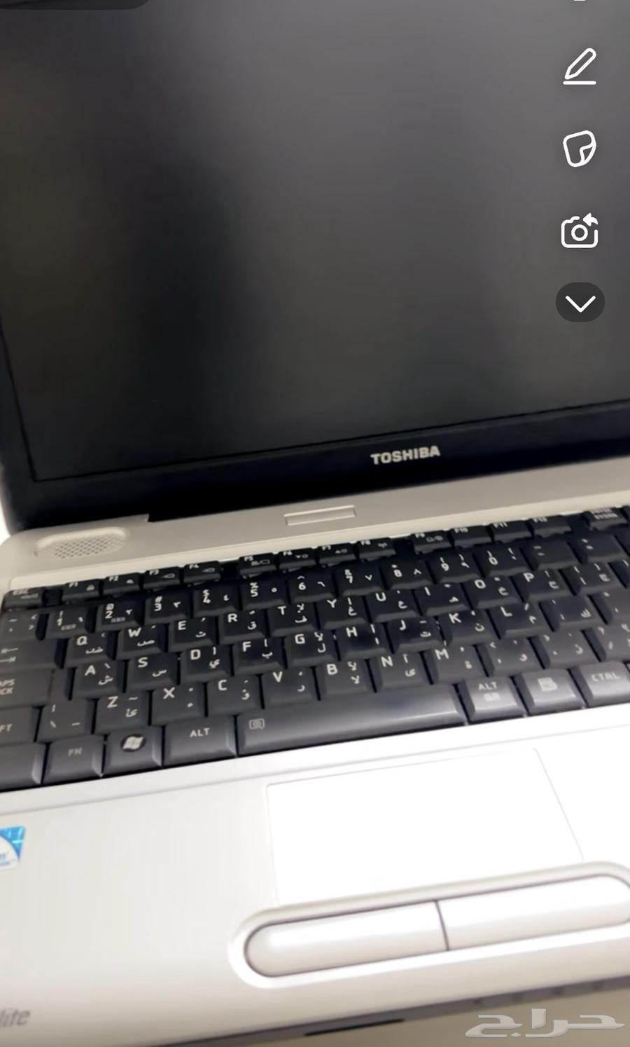 لابتوب توشيبا مستعمل للبيع63707400819843111