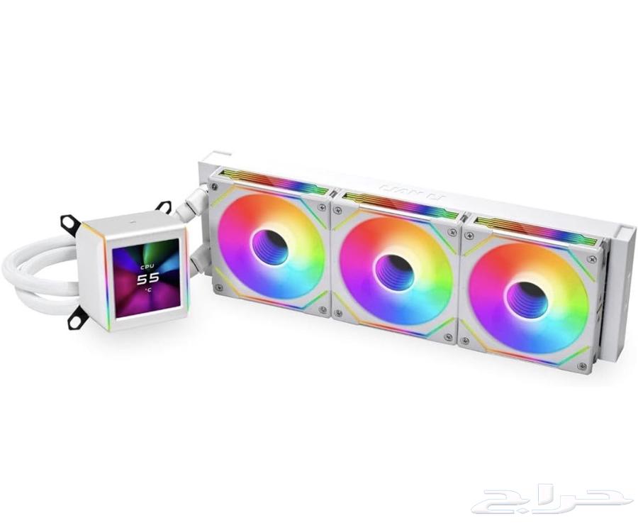 مبرد مائي ليان لي 360m lcd ابيض مع شاشه63715282686467112