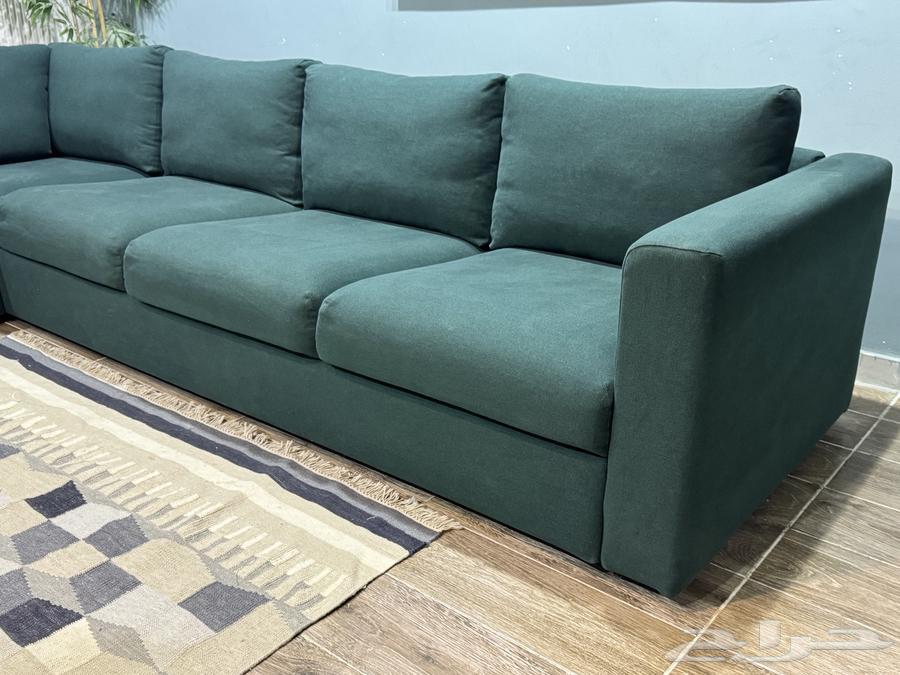 كنب ايكيا زاوية كبير ( مستعمل )63706848497411113