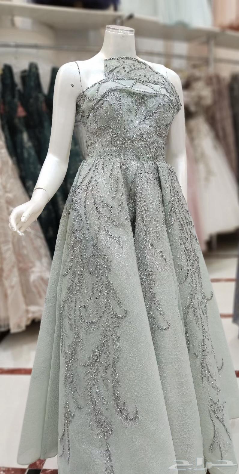 فستان سهره مستخدمه مره وحده فقط فخم و ثقيل63714058499202110