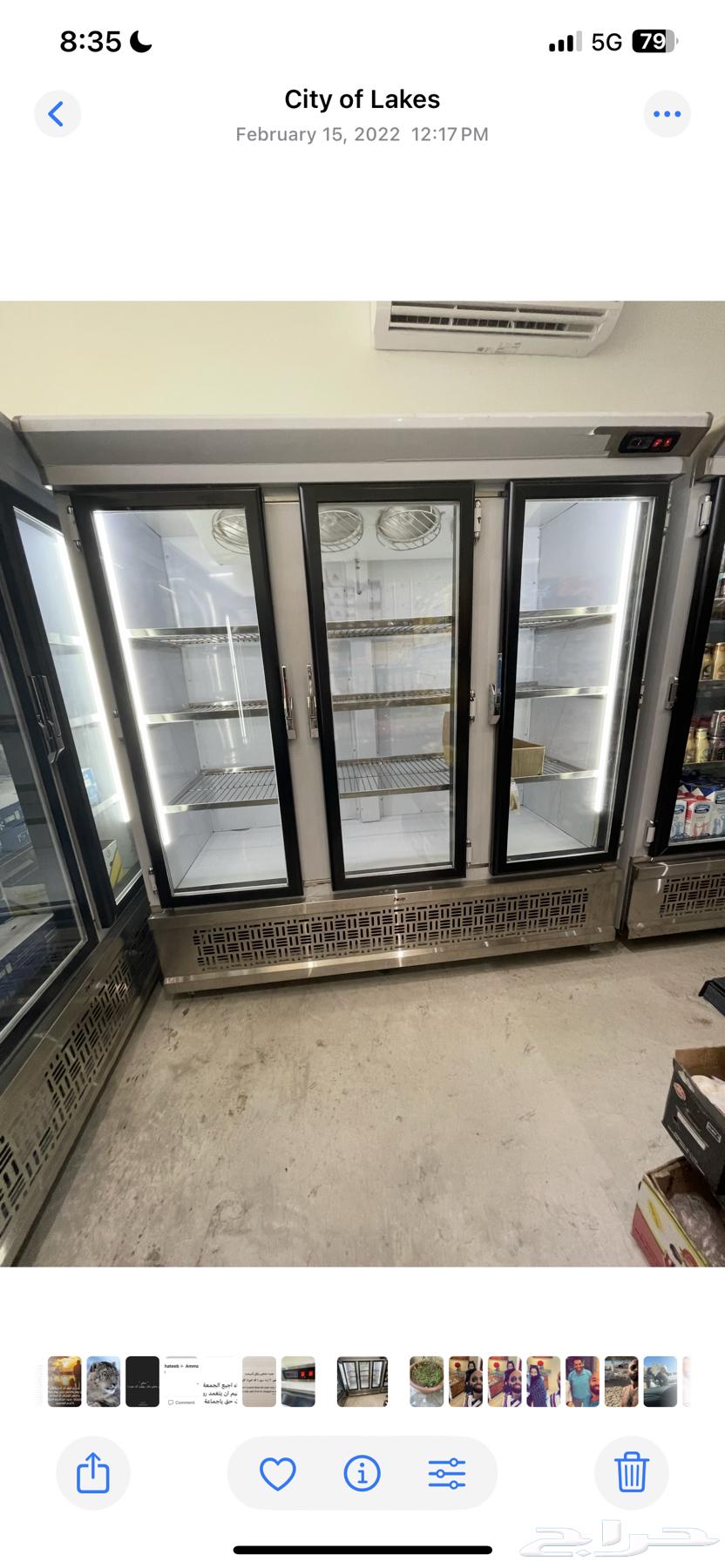 ثلاجات وأرفف بقالة بحالة ممتازة مستخدم للبيع63709194520577110
