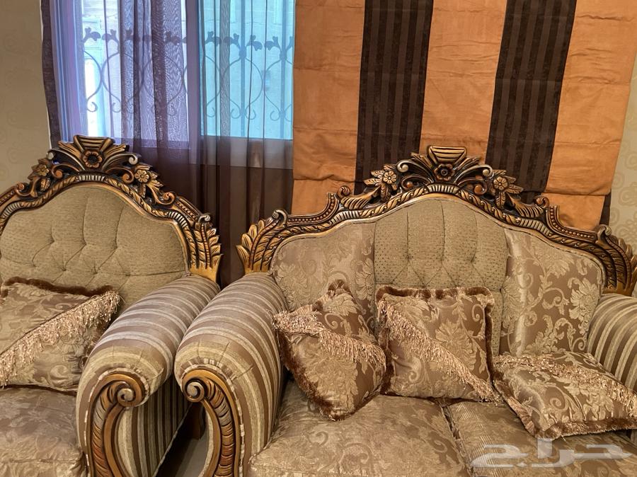 كنب استعمال نظيف خشب تركي63707029183618111