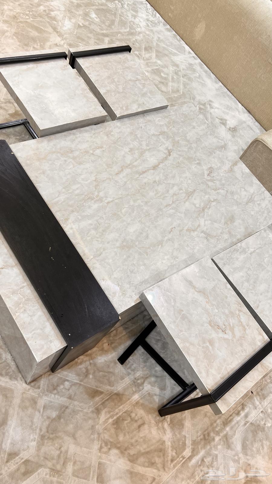 Floor table with four services for sale63722981217153110