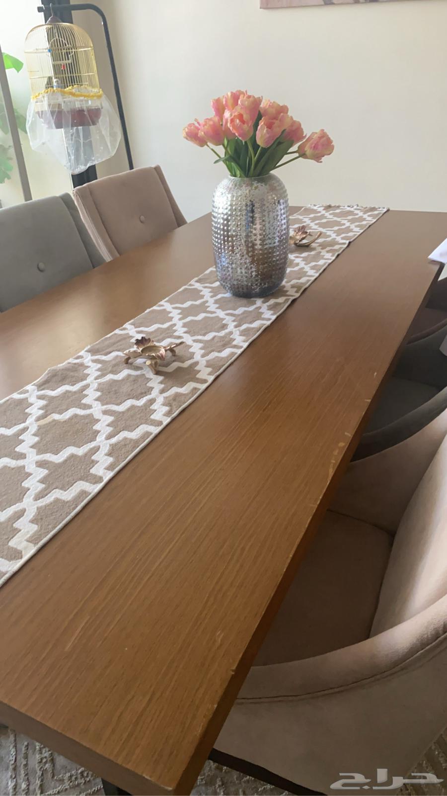 طاولة طعام للبيع شبه جديده63722522764289111