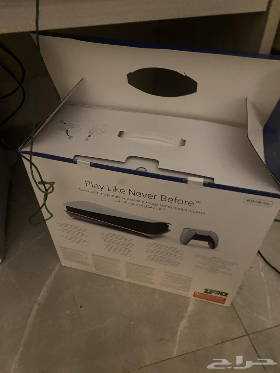 ps5-سوني5-بلاستيشن5 الجهاز نظيف شريته قبل عشر ايام 220063727367453697112