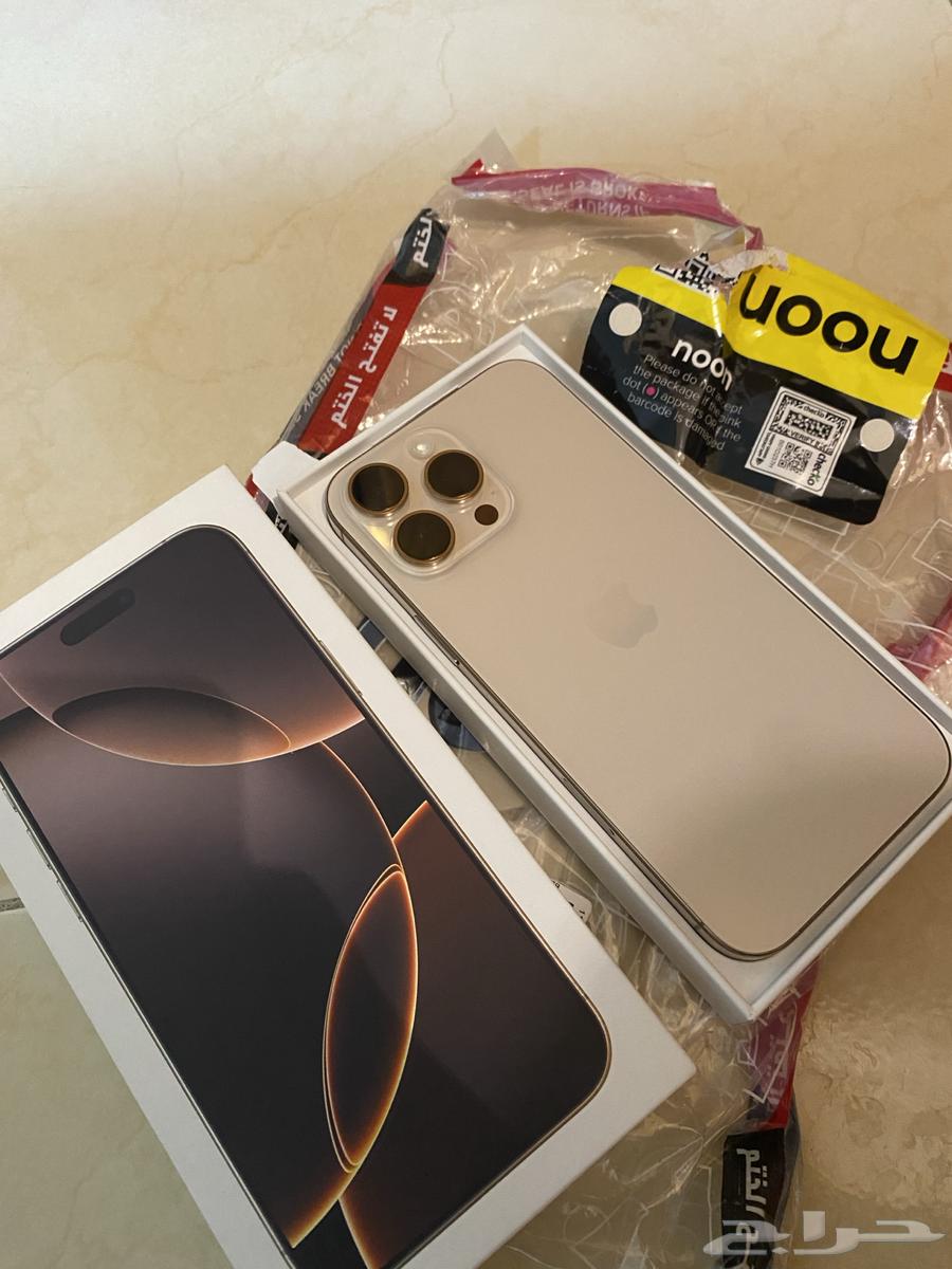 للبيع آيفون 16 برو ماكس سعة 256 جيجابايت تيتانيوم صحراوي63702602759938112