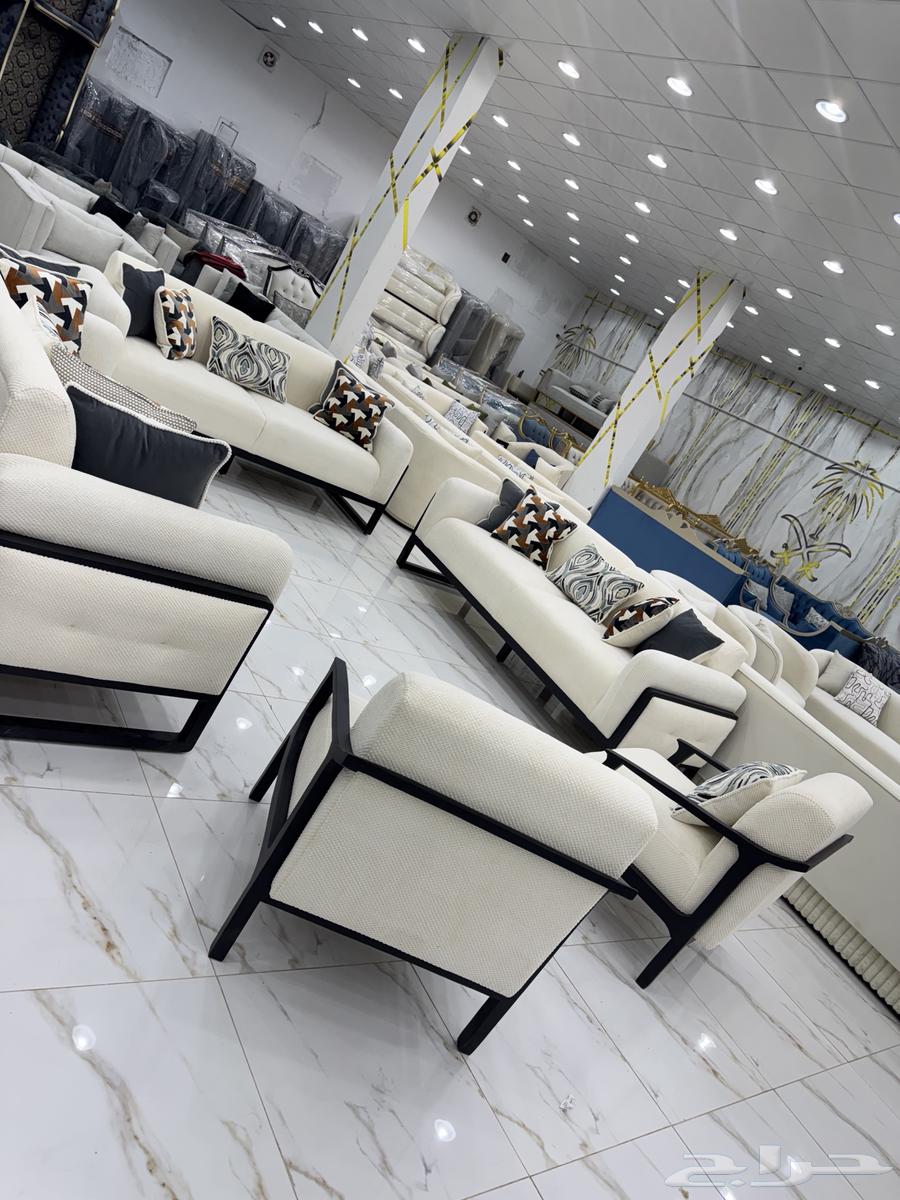 طقم كنب 11 شخص الهبه فقط 3500 ضمان 5 سنوات خشب وإسفنج نشحن63717538154242113
