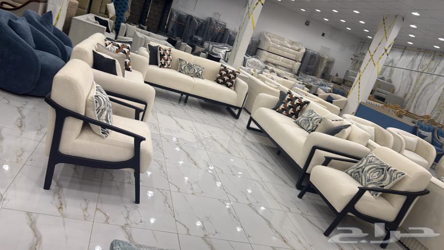 طقم كنب 11 شخص الهبه فقط 3500 ضمان 5 سنوات خشب وإسفنج نشحن63717538154242112