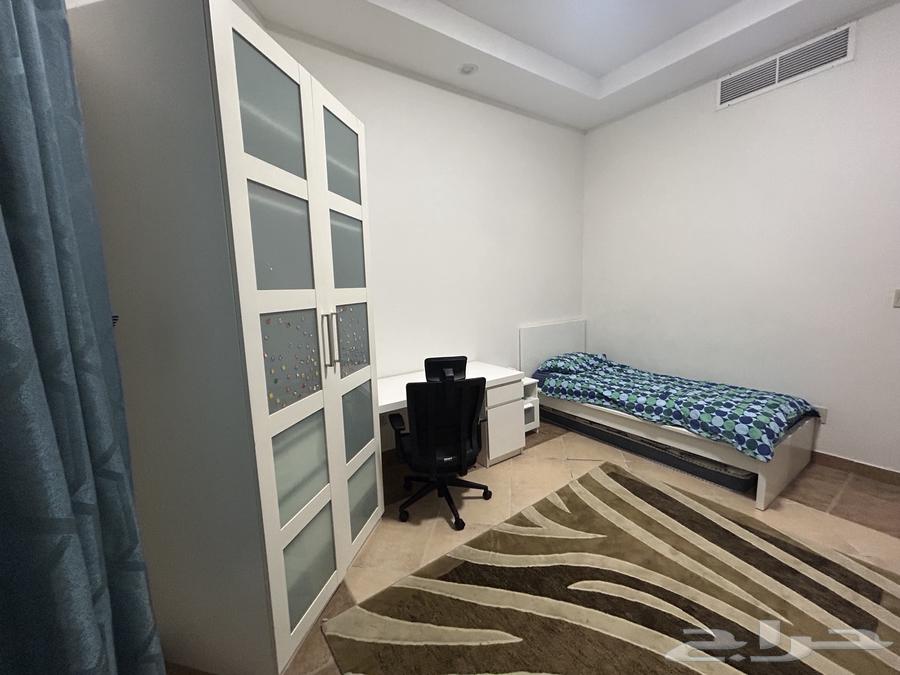 Bedroom set from IKEA, bed, wardrobe, drawer, desk, and chair63718835884674111