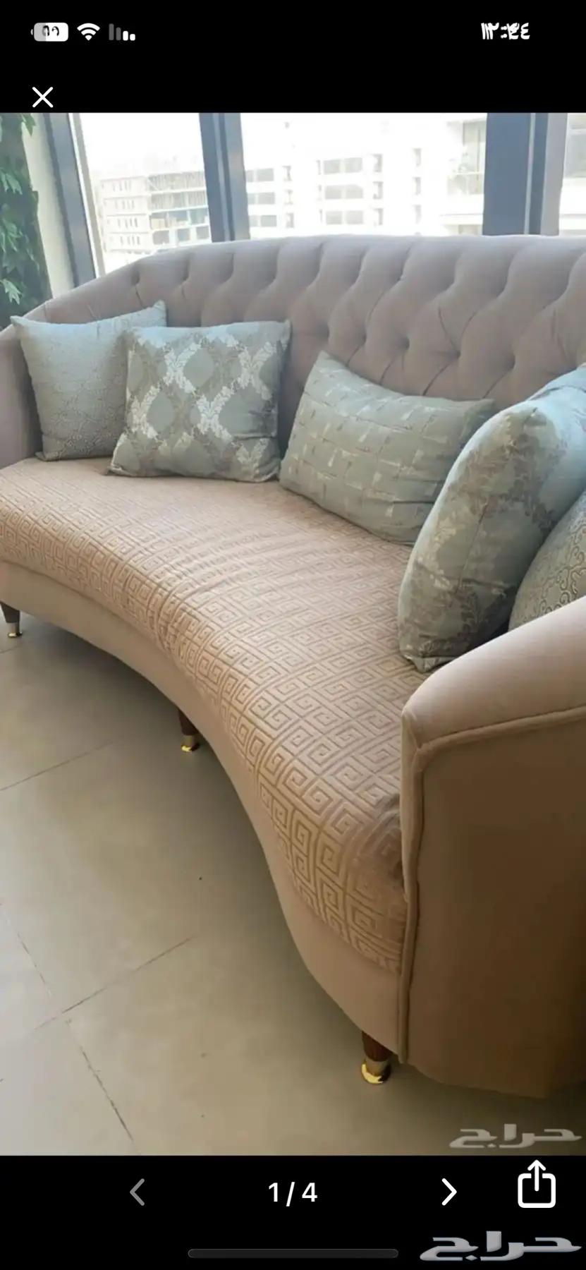 كنب للبيع شبه جديد63722151513346110