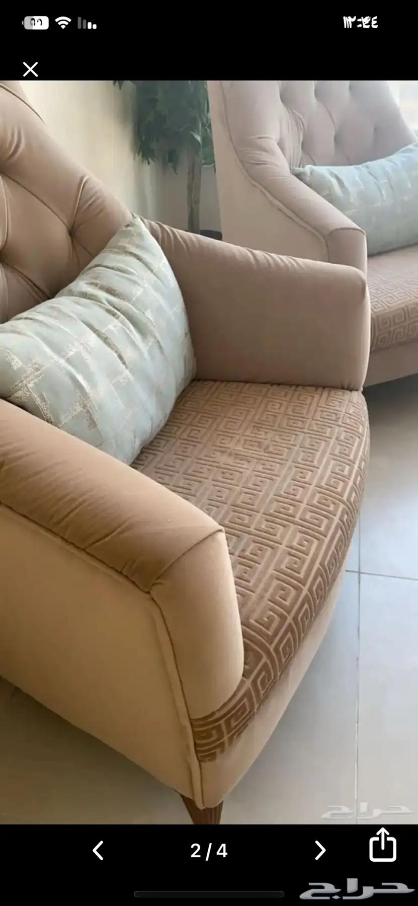 كنب للبيع شبه جديد63722151513346111