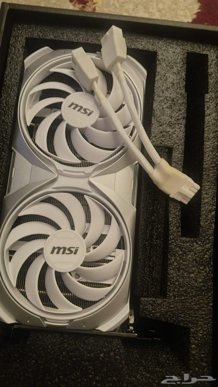 MSI RTX 4070 Ti White Graphics Card63711412671235112
