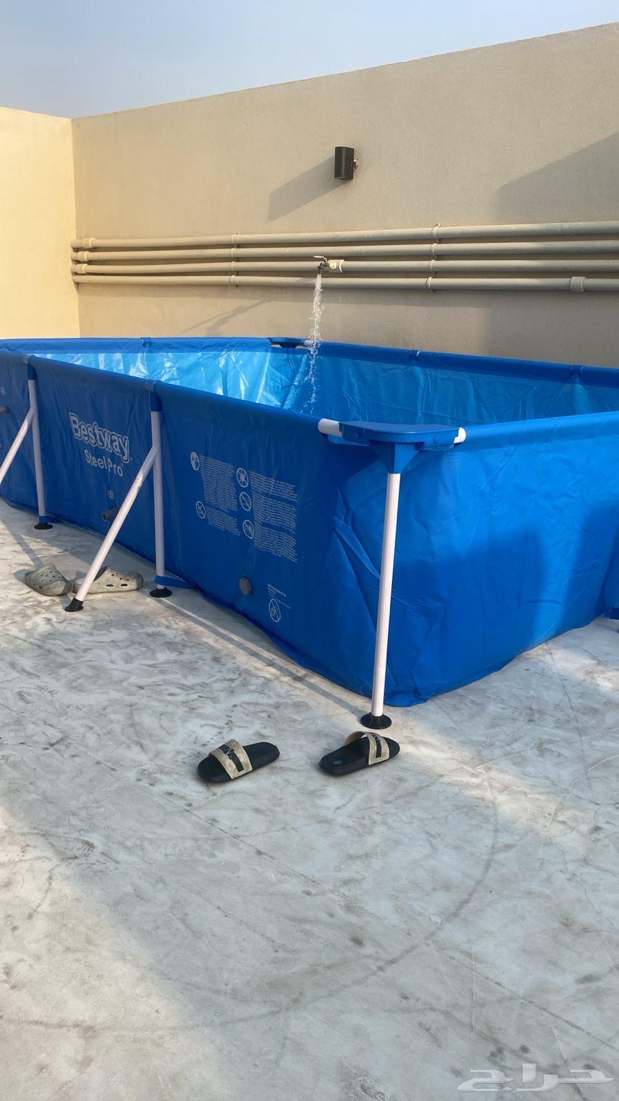 The pool is new, used only twice, size is three meters large63717439279489110