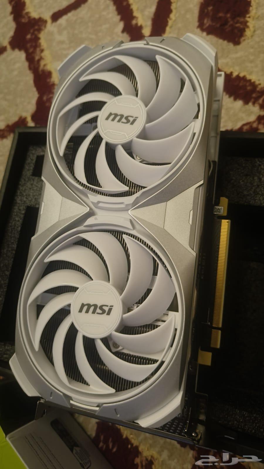 MSI RTX 4070 Ti White Graphics Card63711412671235113