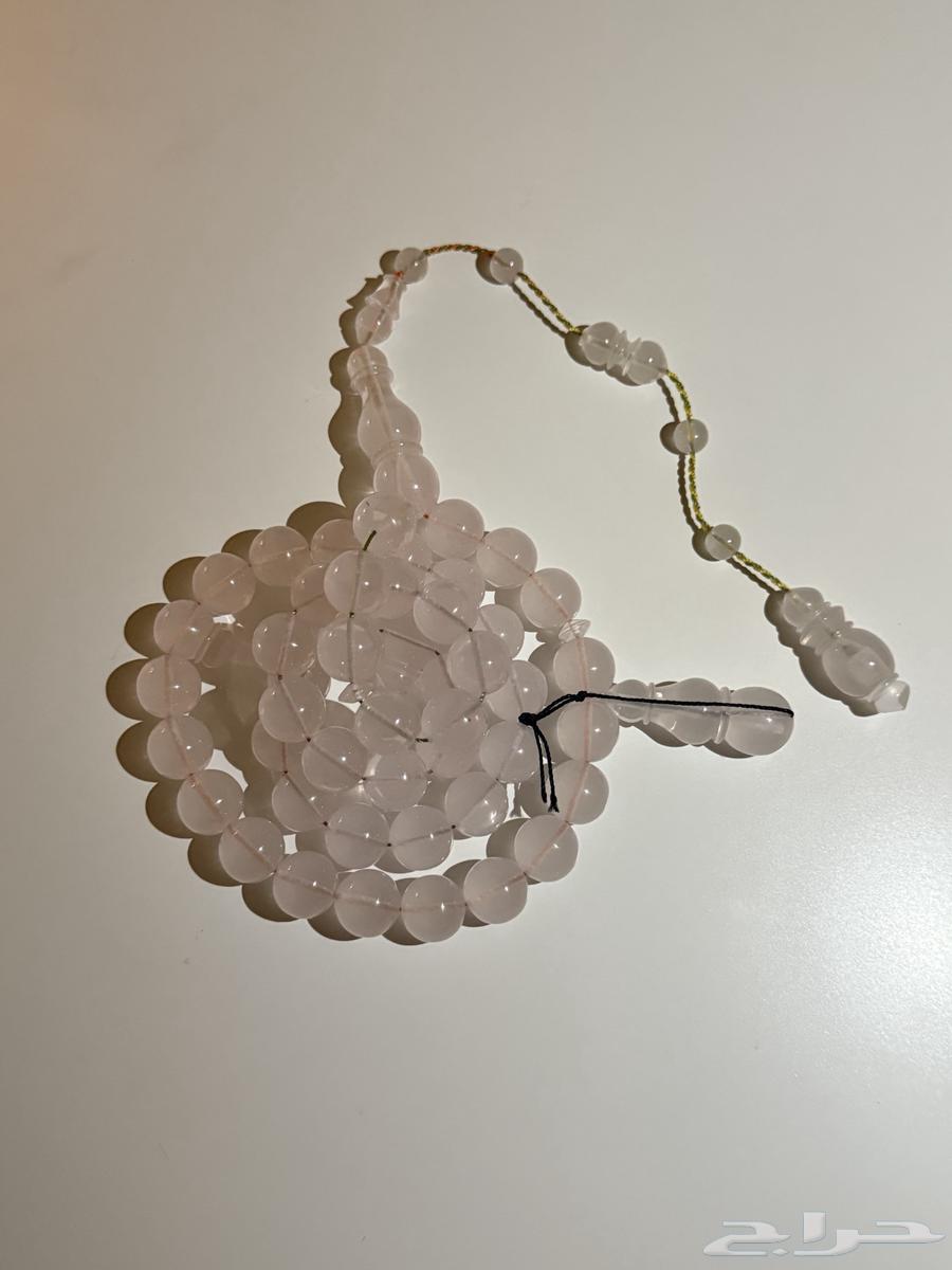 Snow-colored Baklait Rosary with High-Density Material63728613138689113