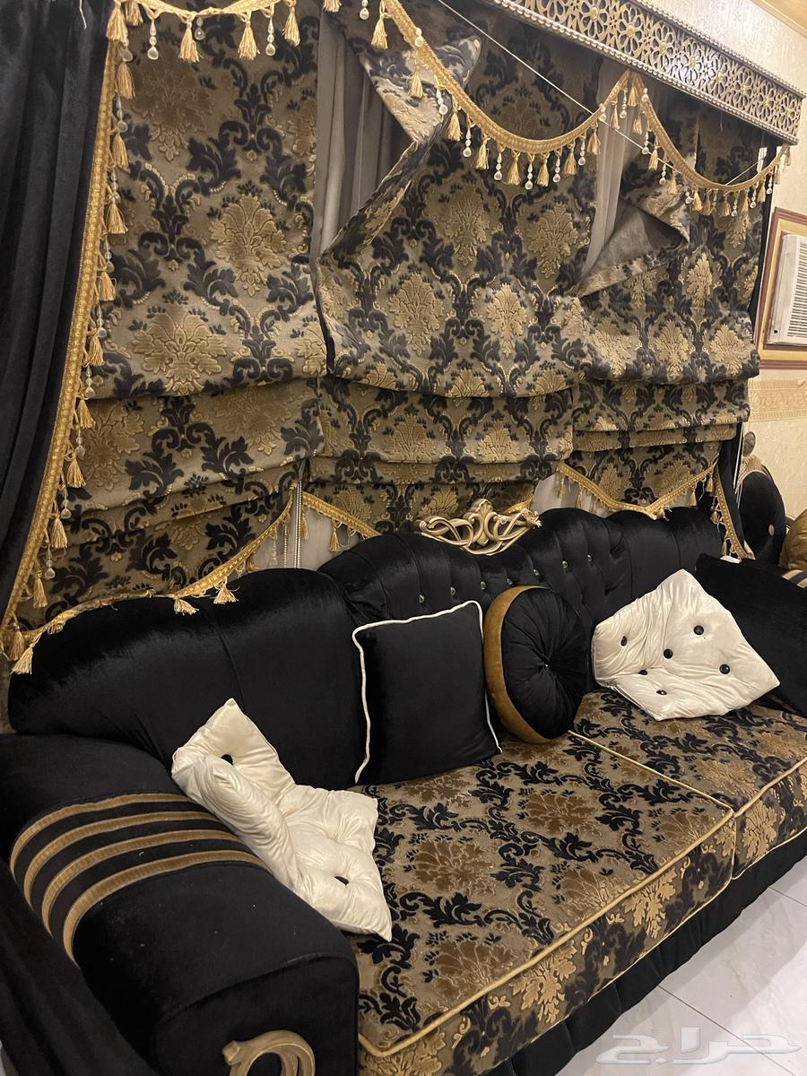 Turkish Sofa Set of Four Pieces with Table and Curtain63733115805827112
