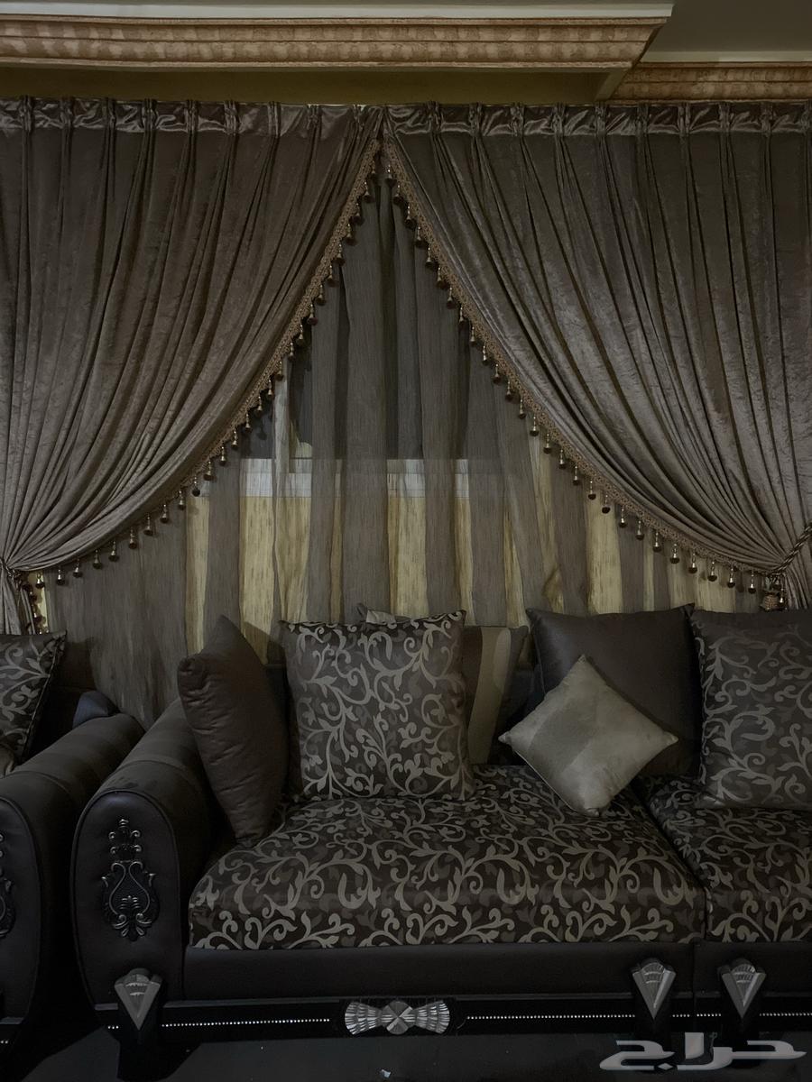 كنب كامل 12 قطعه للبيع نضيف ب600 قابل للتفاوض63737523654530110