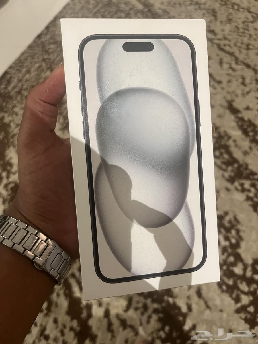 ايفون 15 بلس اللون اسود 128GB جديد عندي 263733956583299110
