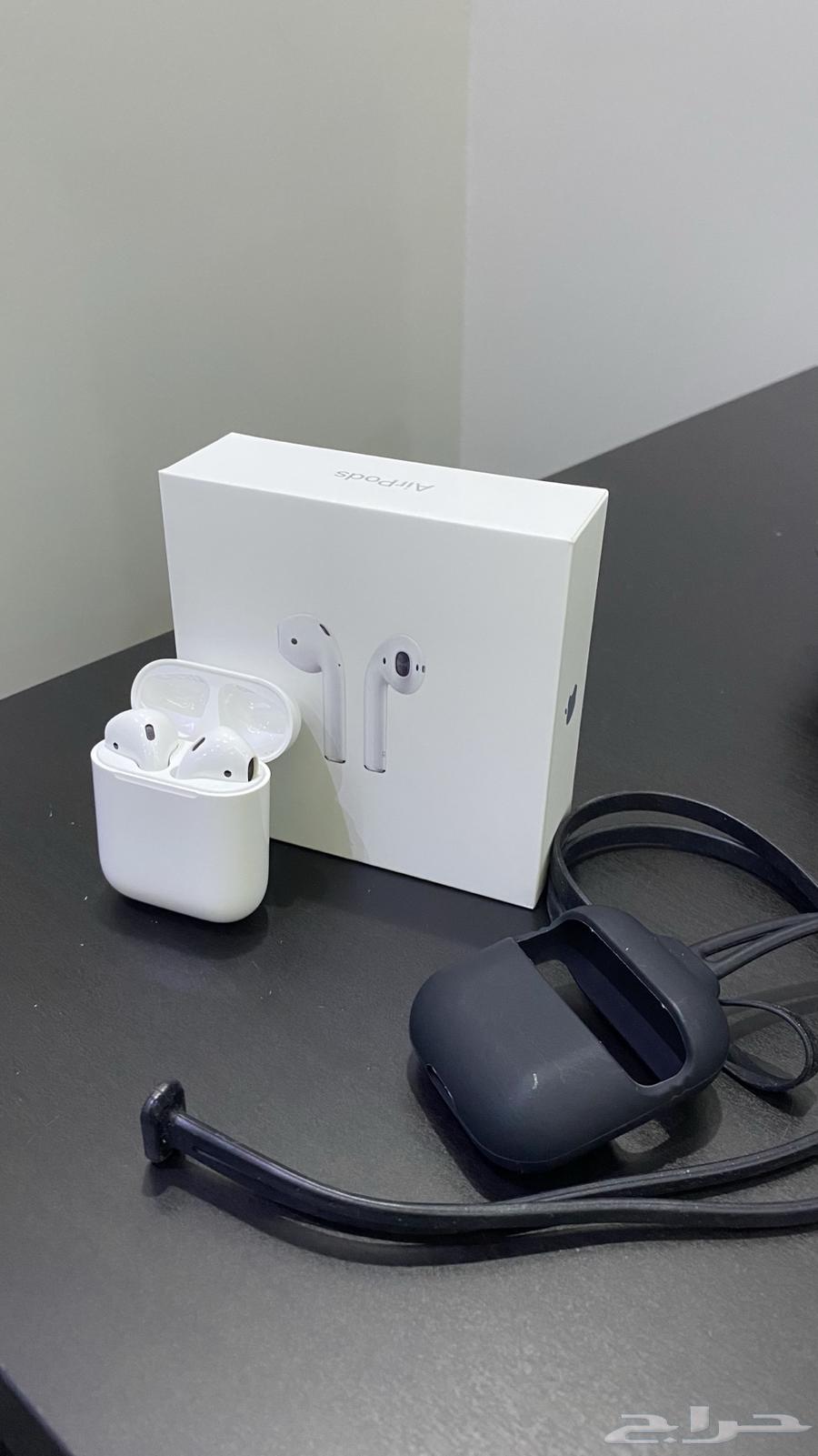 سماعات ايفون اصليه AirPods جديده مع الجراب هديه63748178978819110