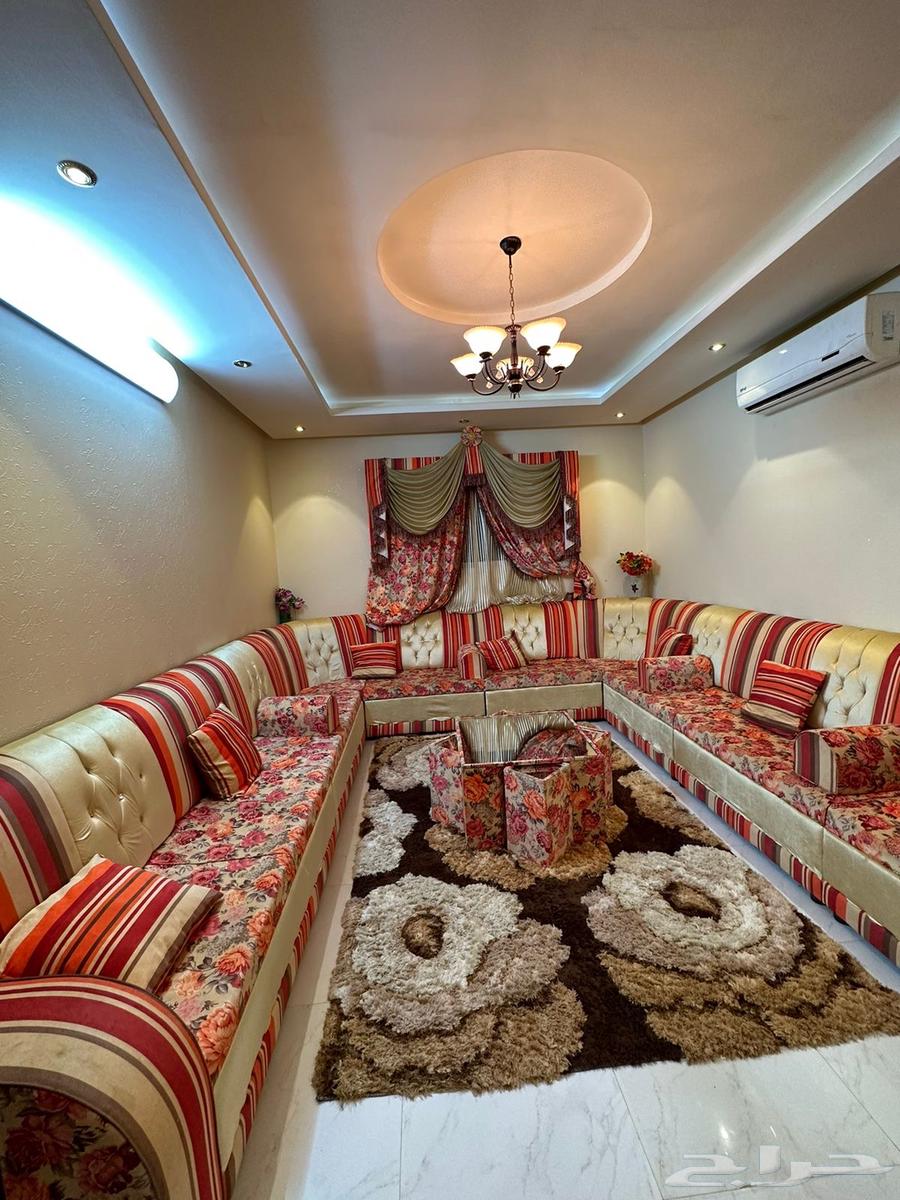 Sofa Majlis, Curtain, and Tables63744786541699111