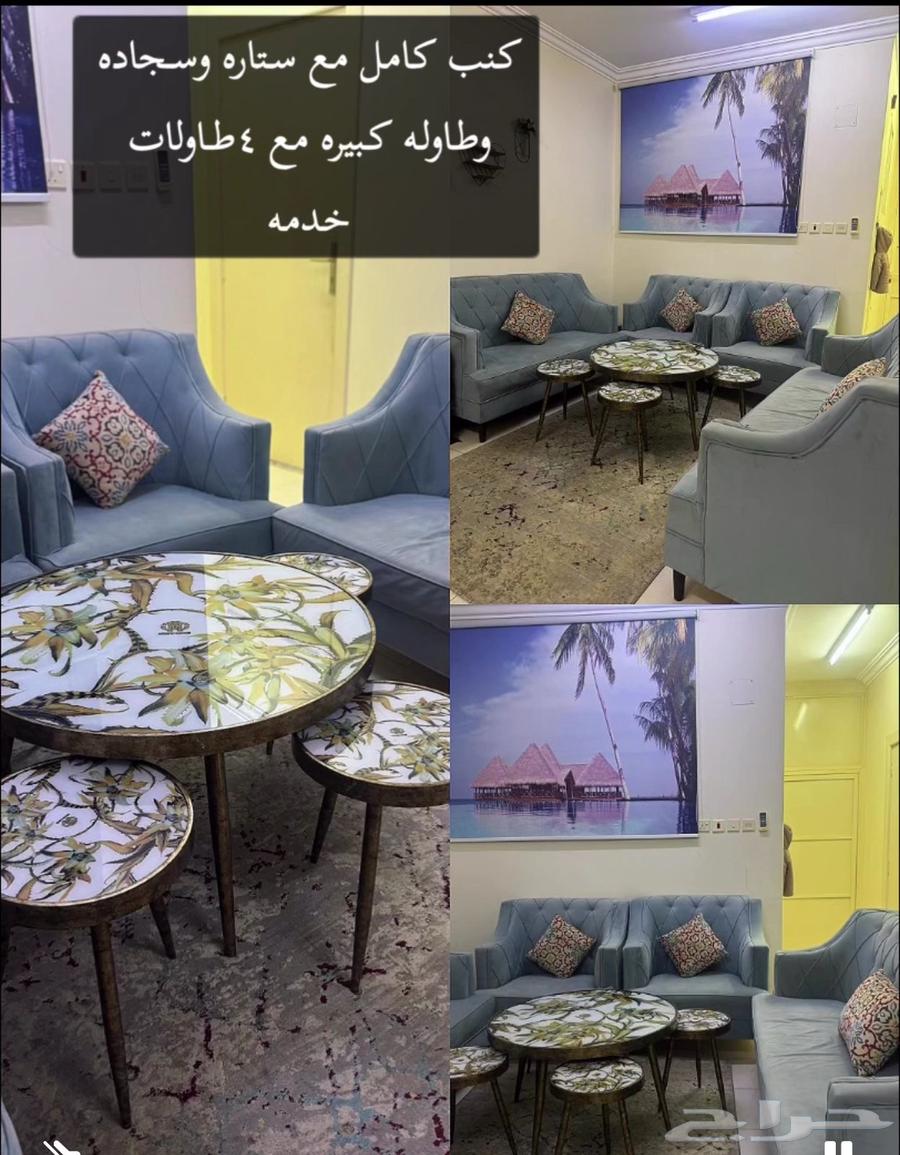 اثاث نظيف وقليل الاستخدام محدود ب700 وقابل للتفاوض وفرن63743959289218110