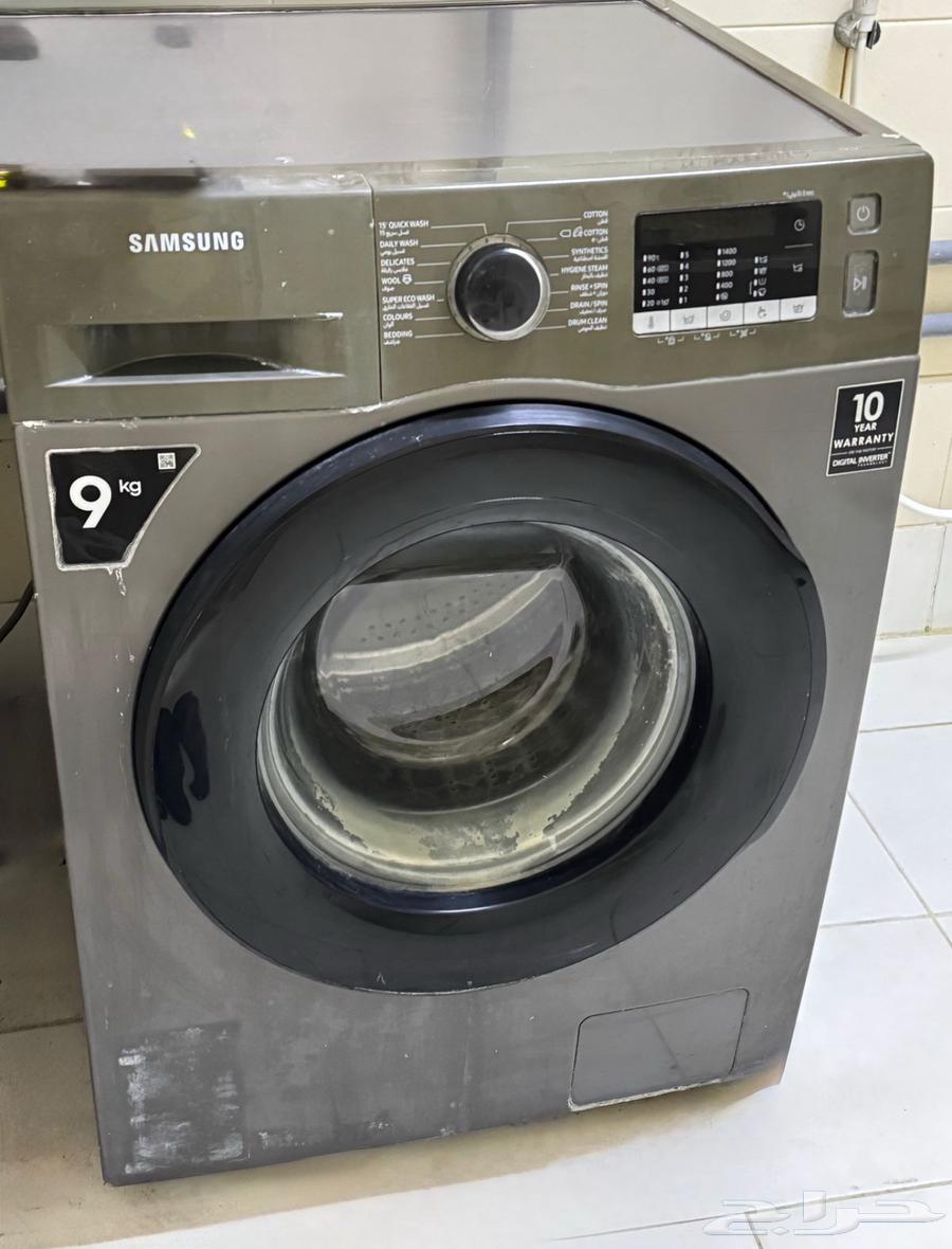 غساله تغسل وتنشف سليمه مافيها اي عيوب63744411409665110