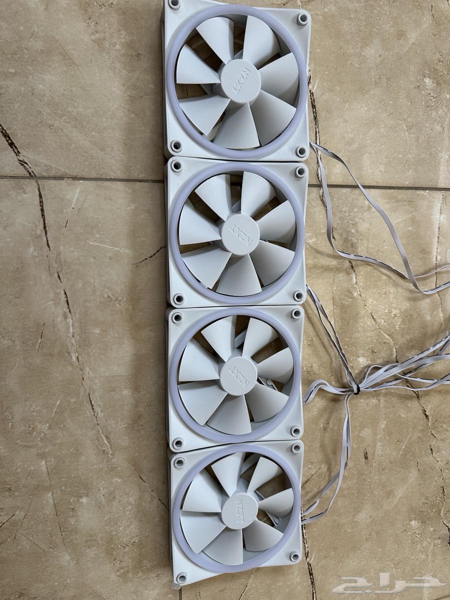 للبيع 7 مراوح nzxt 120 ml ابيض63676028566273110