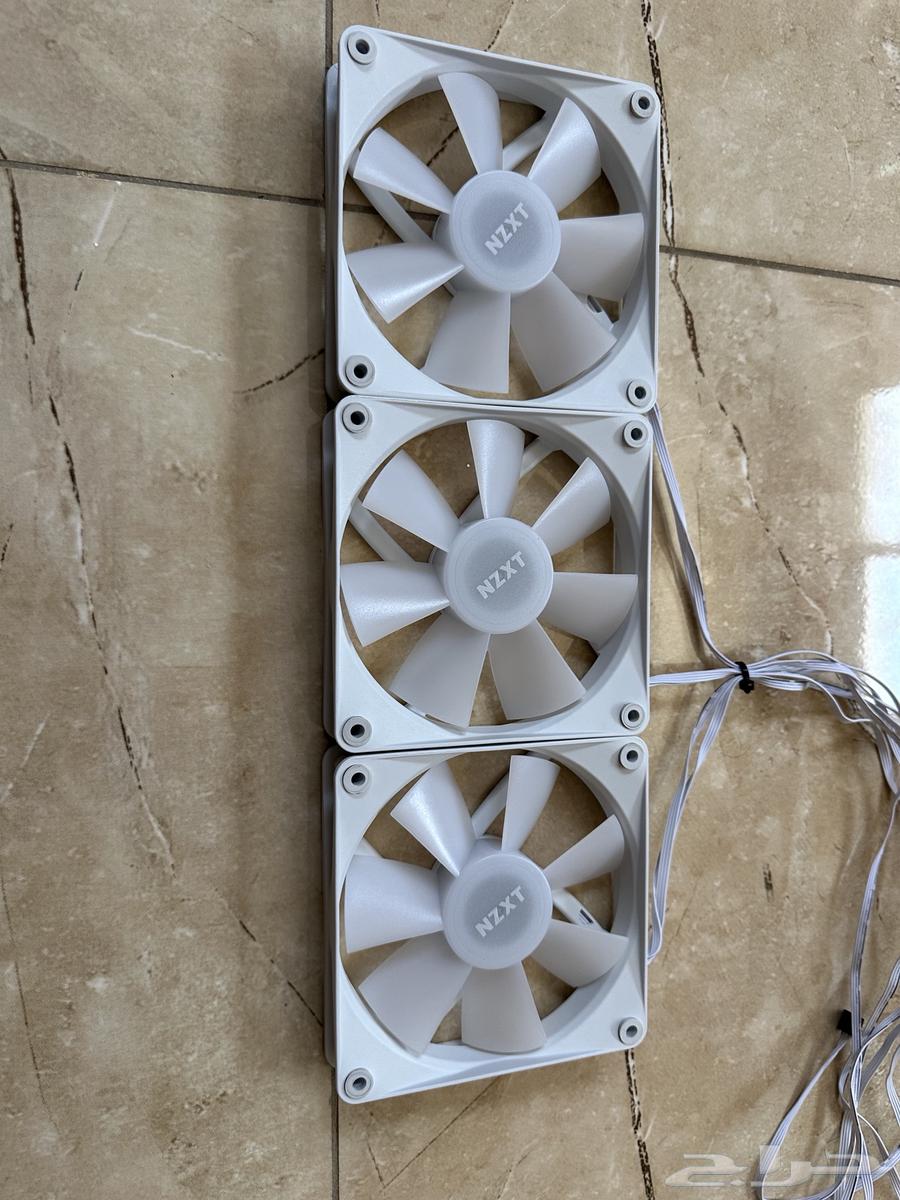 للبيع 7 مراوح nzxt 120 ml ابيض63676028566273111