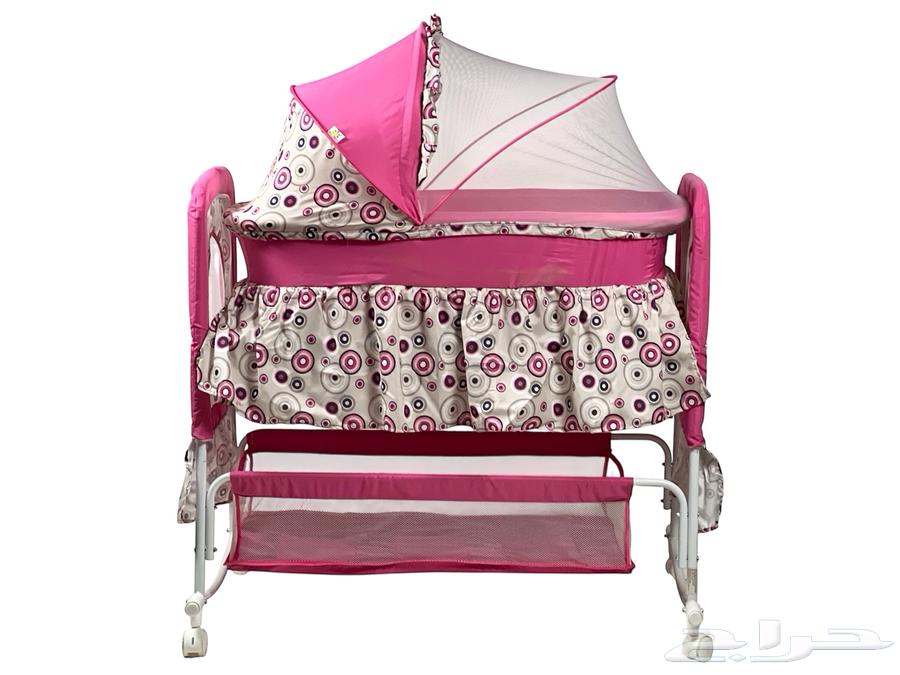Baby Crib with Mosquito Net and Adjustable Canopy - Newborn Crib63749318729858111
