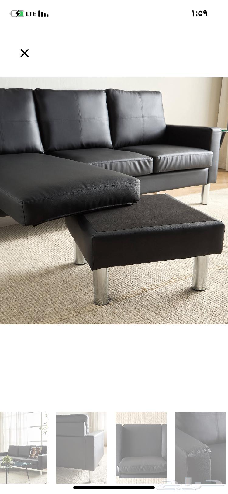 Semi-new small leather sofa suitable for small spaces63739810092289110