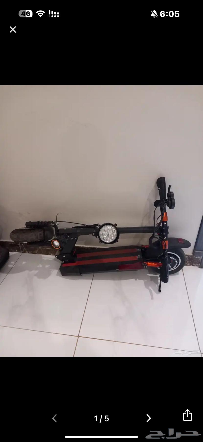 Almost new scooter needs only battery replacement after months of use63748452521091111