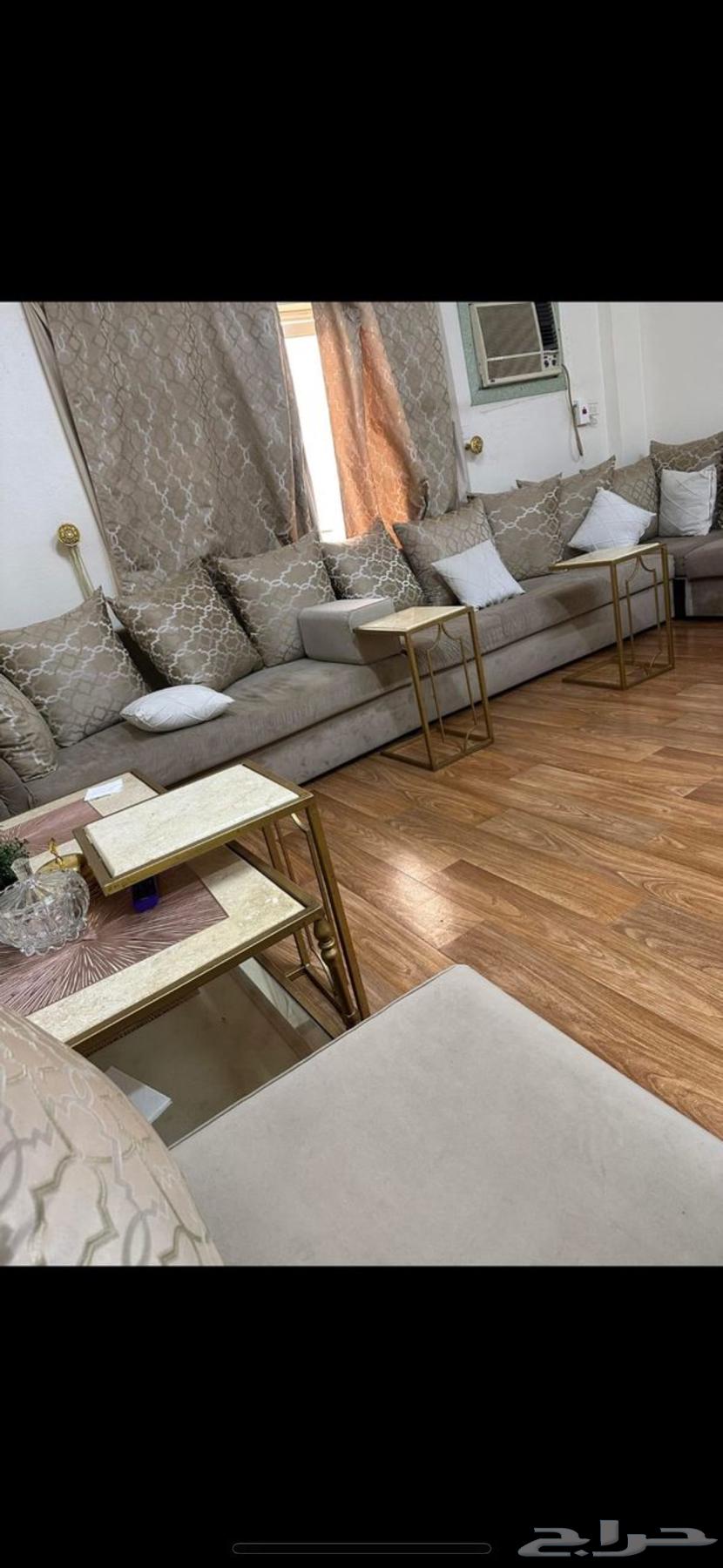 Sofa set for majlis, marble table, and service tables63748545580930110