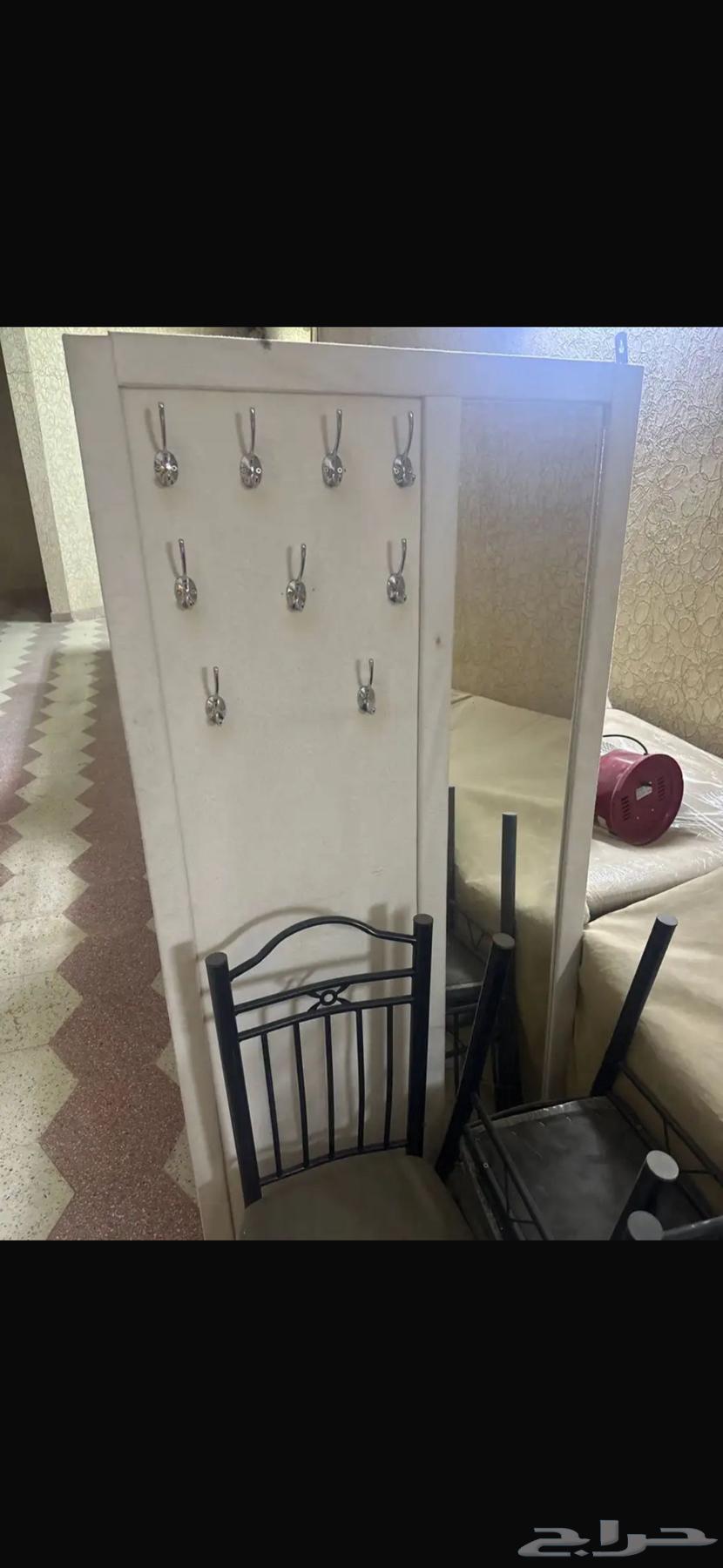 For sale: refrigerator, new sofa, and dining table with chairs63744506019202114