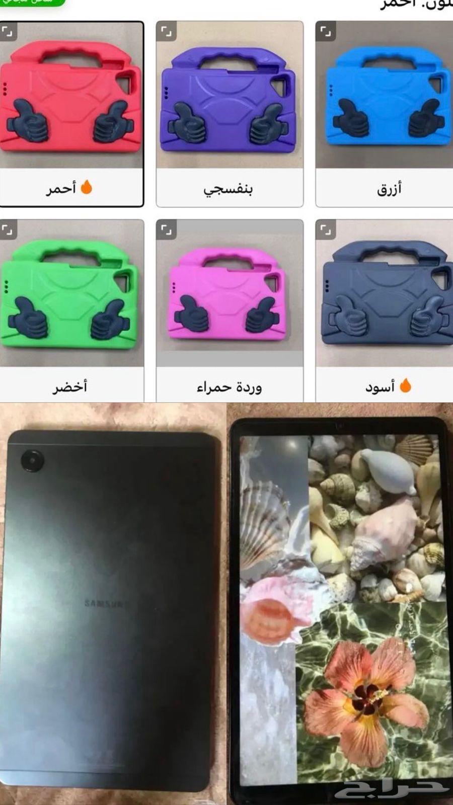 ايباد سامسونج A6 آخو الجديد اثنين سليمات مع لبسه حمايه63739341408259110