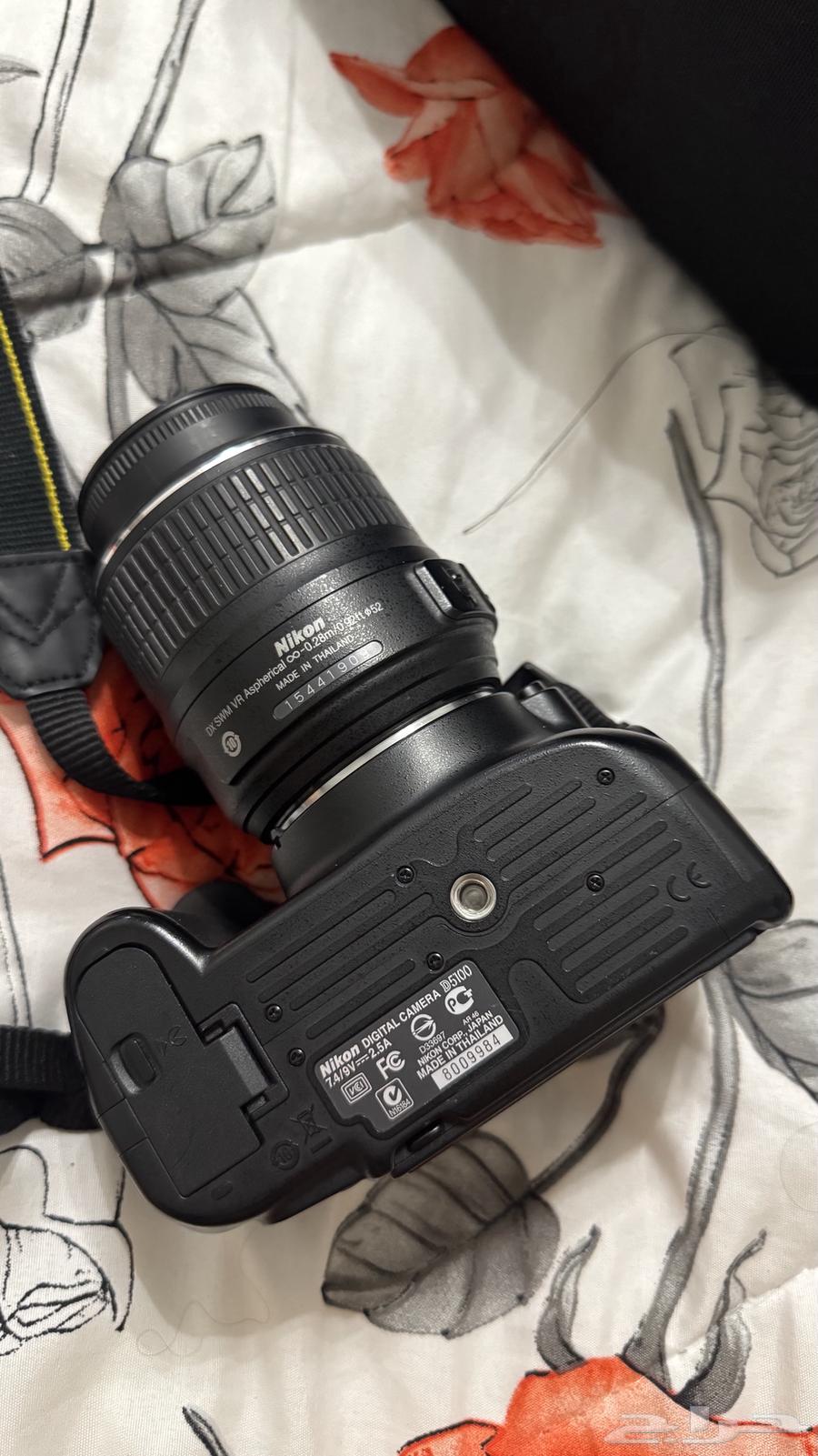 كاميرا نيكون D5100 جديده نظيفه لم تستخدم ابدا63754305314945112