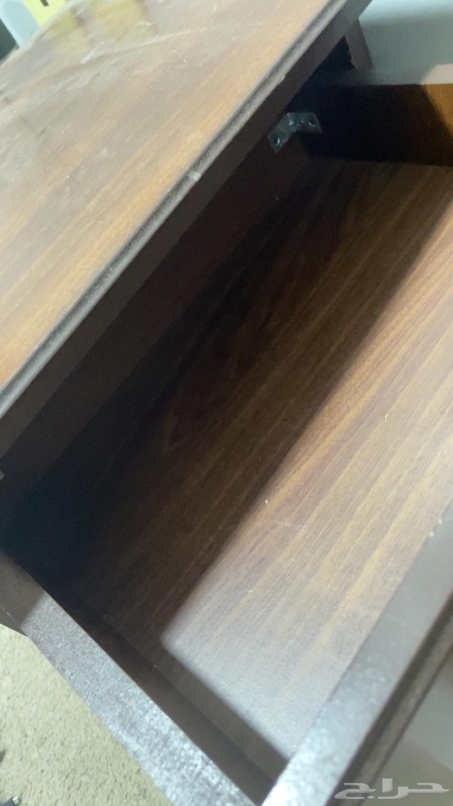Office table, drawer organizer, small mirror cabinet63752249847425111