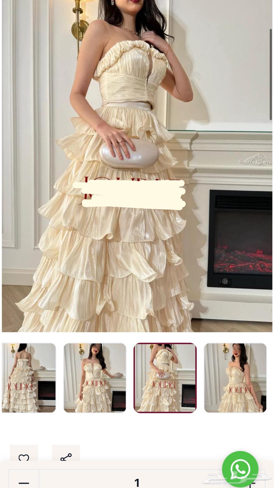 Cream evening suit dress63753130660737110