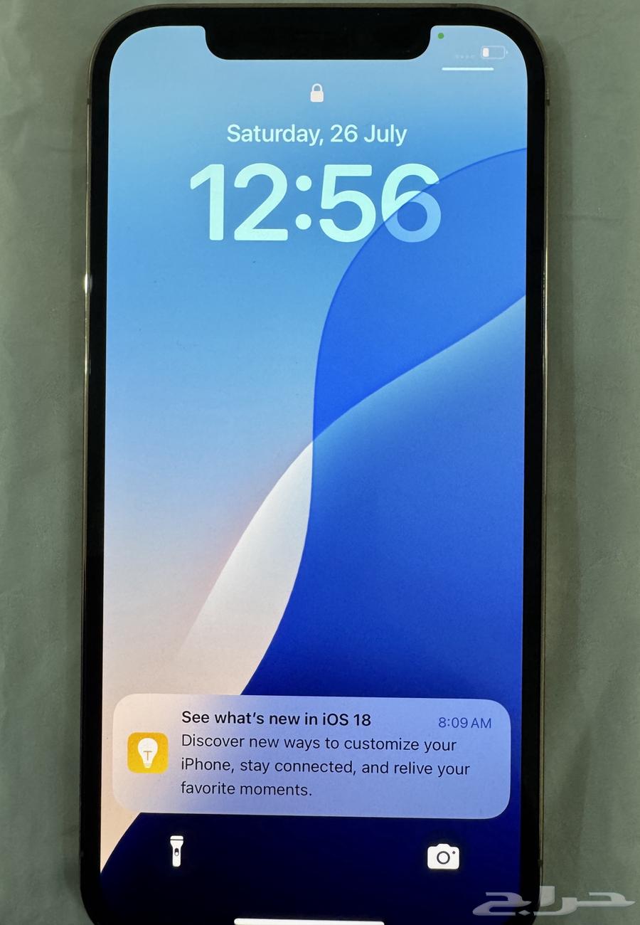 ايفون 12 برو 265 قيقا ذهبي نظيف63761216657282111