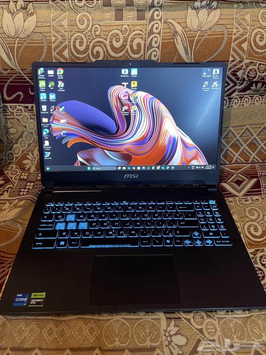 لابتوب قيمنق63760202573058110
