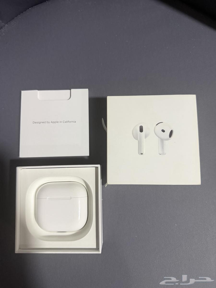 For sale, new AirPods 4 with warranty, asking price 41063755779429121110